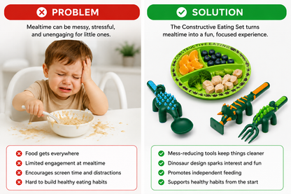 Nom Nomz- Constructive Eating Kit For Kids